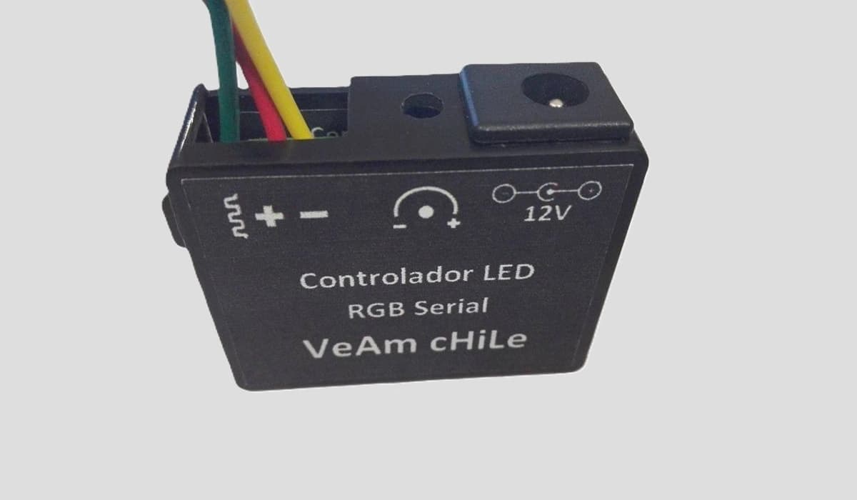 Controlador LED RGB Serial VeAm Chile